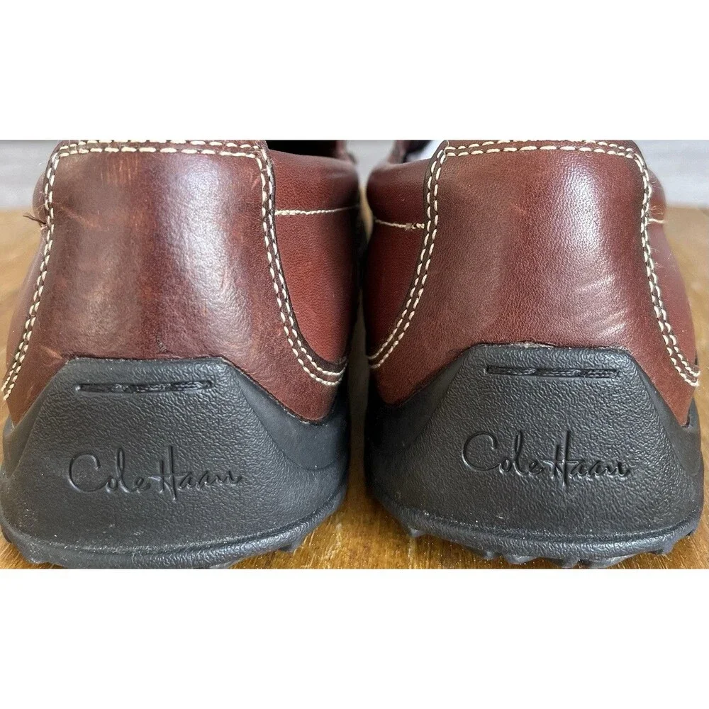 Cole Haan Leather Tucker Venetian NikeAir Comfort Loafers Mens 8 Fits 9 Brown